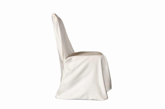 Matte Lamour Ivory chair cover